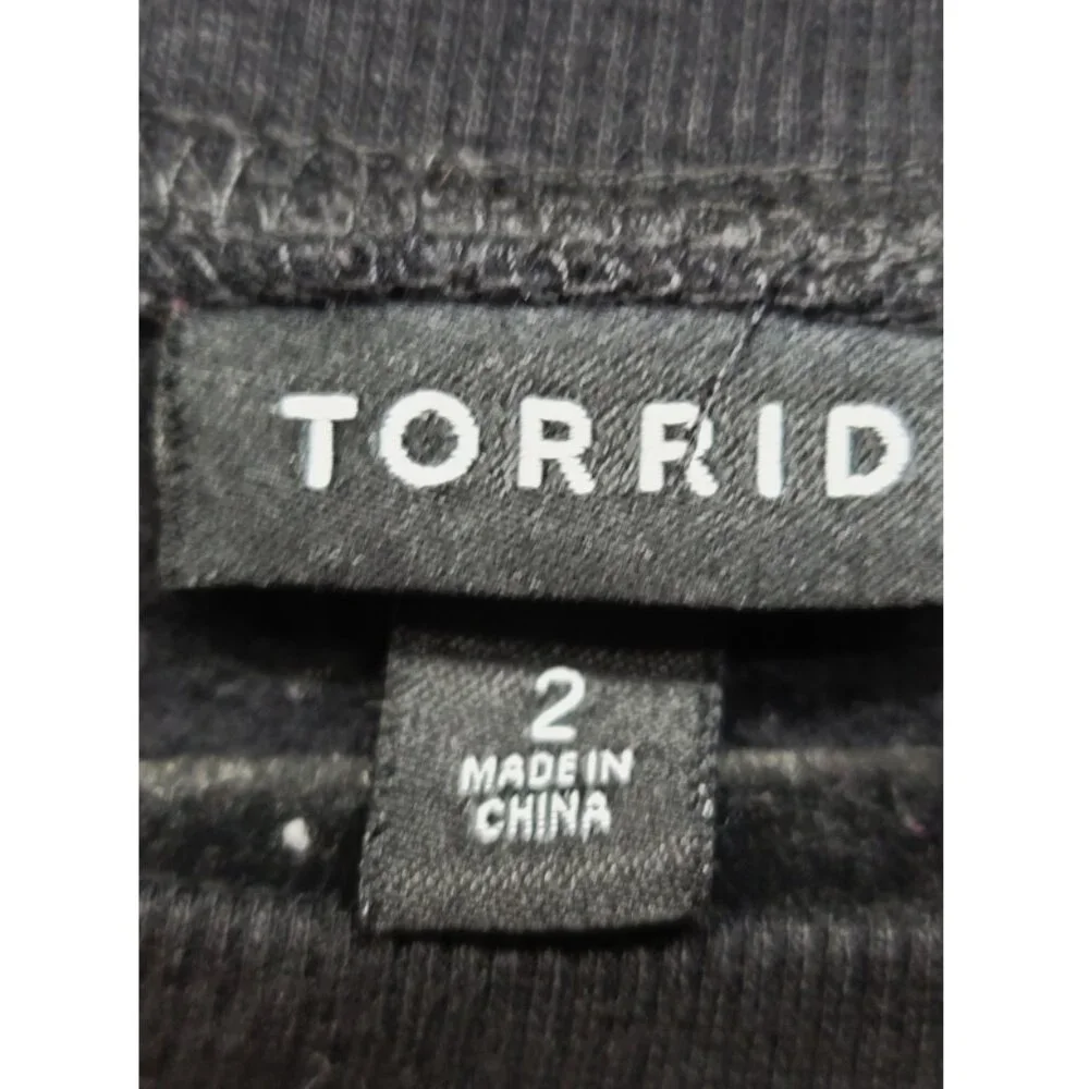 torrid black fleece